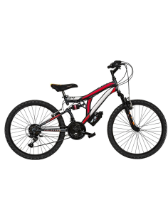 BICI DA BAMBINO MTB FULL SUSPENSION MOUNTIAN BIKE CL24 MISURA 24 CAMBIO 18V COLORADO DOPPIA AMMORTIZZATA 2
