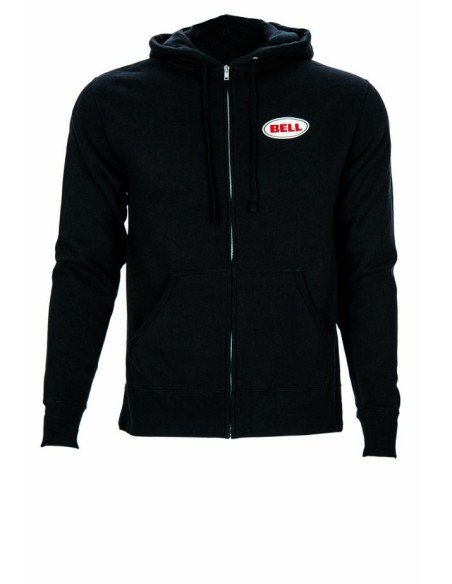 FELPA BELL CHOICE OF PROS CON ZIP BLACK L 21*
