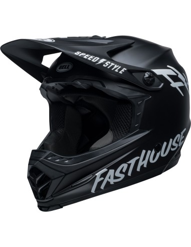 CASCO BELL FULL-9 FUS MIPS FH BLK/WHI 53/55 S 21