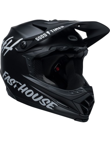 CASCO BELL FULL-9 FUS MIPS FH BLK/WHI 57/59 L 21