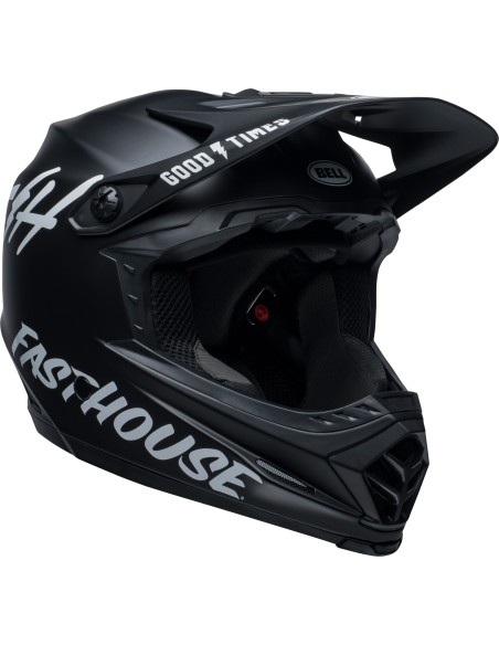 CASCO BELL FULL-9 FUS MIPS FH BLK/WHI 57/59 L 21