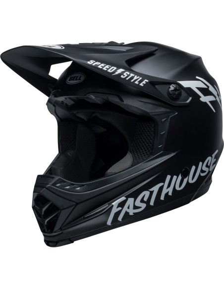CASCO BELL FULL-9 FUS MIPS FH BLK/WHI 57/59 L 21