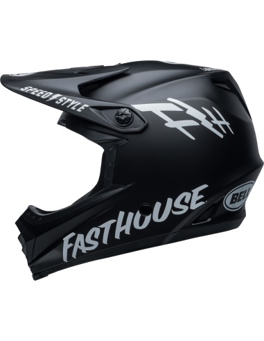 CASCO BELL FULL-9 FUS MIPS FH BLK/WHI 57/59 L 21