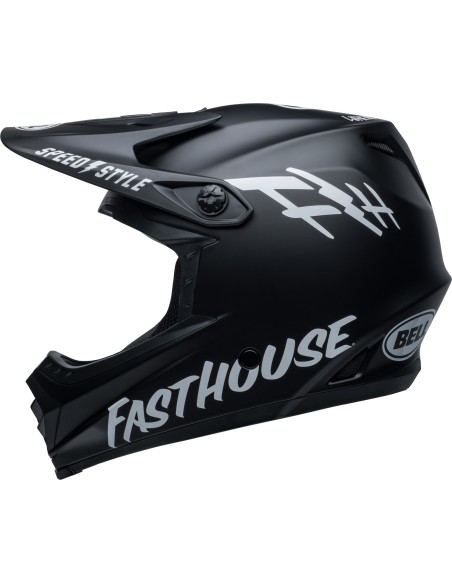 CASCO BELL FULL-9 FUS MIPS FH BLK/WHI 57/59 L 21