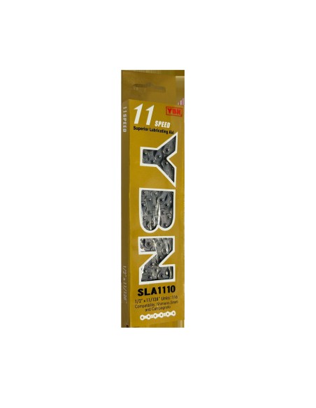 CATENA 11V. YBN SLA-1110 SILV AUTOLUB. 116 MGL BOX