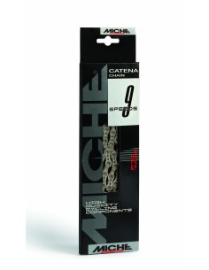 CATENA  9V. MICHE/CAMPAGNOLO SILVER 116 MAGLIE