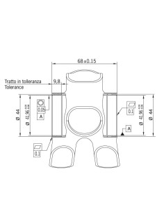 MOVIMENTO MICHE 68X42 EVO MAX PER PERNO 24 MM 2