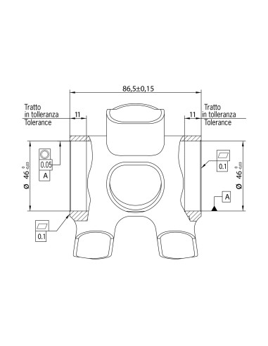MOVIMENTO MICHE EVO MAX BB86 86.5X46 MM