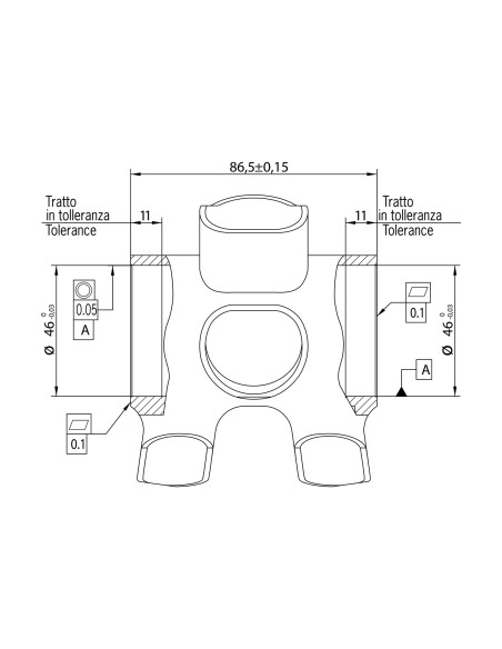 MOVIMENTO MICHE EVO MAX BB86 86.5X46 MM