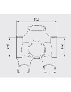 MOVIMENTO MICHE PRESS FIT 86.5X41 INTEGRALE BLACK 2