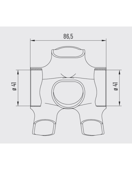 MOVIMENTO MICHE PRESS FIT 86.5X41 INTEGRALE BLACK