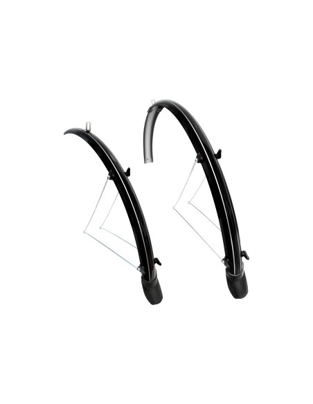 PARAFANGHI PLAST. 28 MM48 BLACK/GREY C/PARASPRUZZI