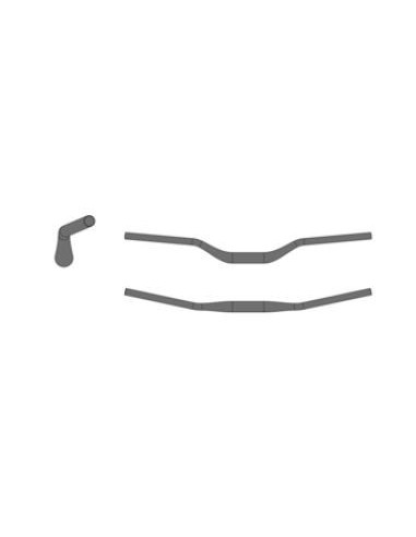 PIEGA ERG RISER BAR 50 / 35.0 L.780 MM