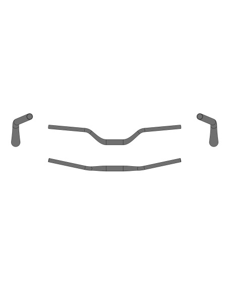 PIEGA ERG RISER BAR 70 / 31.8 L.780 MM