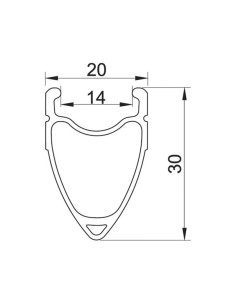 CERCHIO 28 CORSA 36F REMERX TAURUS SILVER S/BUSS 2