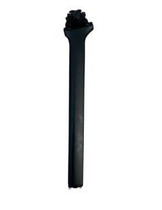 Seat post Carbon 23,7x35,3mm, 357mm,25mm offset black, ZGL