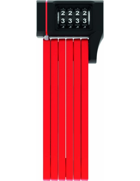 LUCCHETTO ABUS UGRIP BORDO 5700 COMBO ROSSO LUNG.8