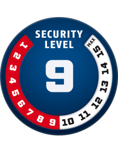 CATENA ABUS 8x850 MM 8808C A COMBINAZIONE NERA 2