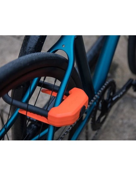 LUCCHETTO HIPLOK DX ARANCIO ACCIAIO TEMPRATO 14MM