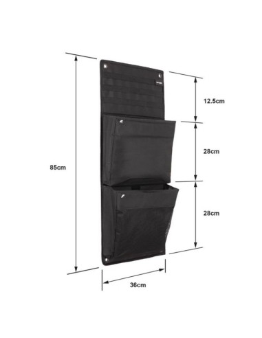 PORTATUTTO HIPLOK ORGANIZER BLACK