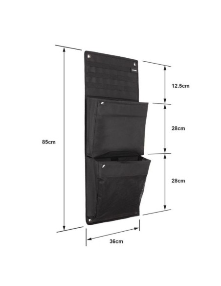 PORTATUTTO HIPLOK ORGANIZER BLACK