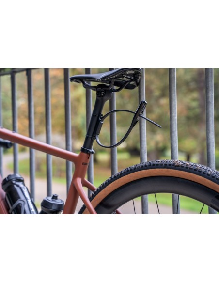 LUCCHETTO HIPLOK CAVO Z LOK COMBO 2 BLACK - 450MM