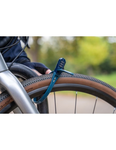 LUCCHETTO HIPLOK CAVO Z LOK COMBO 2 BLUE - 450MM
