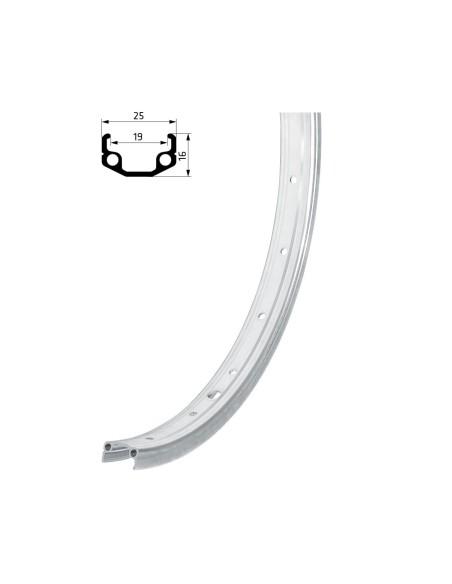Rim KellysS WASPER, 20H, AV, 16" silver