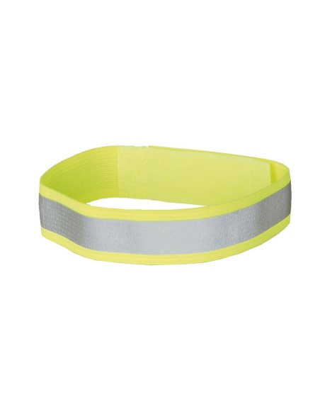 FASCE FLUOR. M-WAVE C/VELCRO GIALLE CONF. 2 PZ