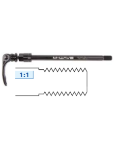 PERNO PASSANTE POST. C/BLOC. M12xP1.75 MONT. CARRE 2