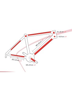 PROTEZIONI TELAIO ZEFAL SKIN ARMOR MATT L KIT 14 P 2