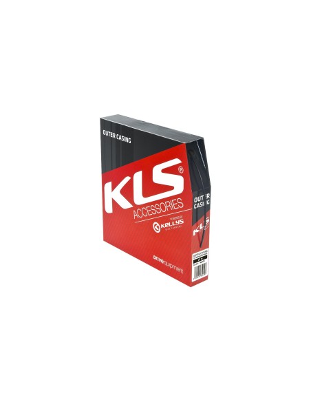 Outer casing for derailleur cables KLS box 25 m, black