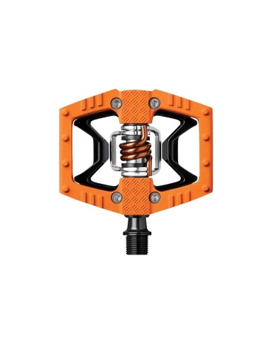 PEDALI CRANKBROT. DUAL DOUBLE SHOT 2 ARANCIO/NERO