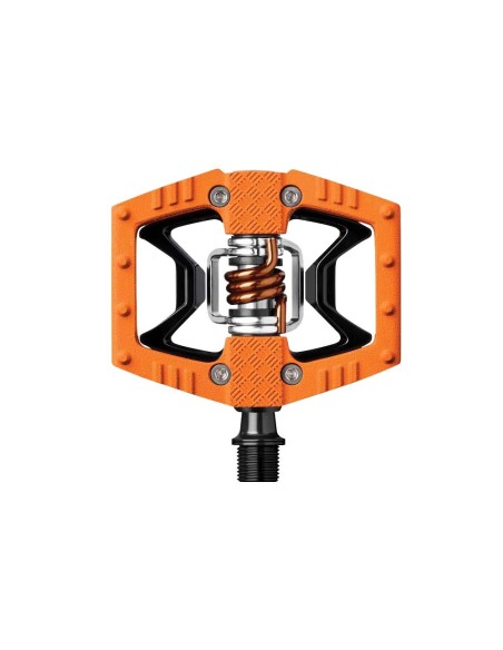PEDALI CRANKBROT. DUAL DOUBLE SHOT 2 ARANCIO/NERO