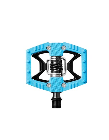 PEDALI CRANKBROT. DUAL DOUBLE SHOT 2 BLU/NERO