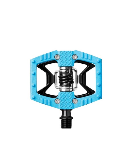 PEDALI CRANKBROT. DUAL DOUBLE SHOT 2 BLU/NERO