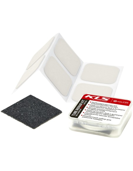 MTB TUBE REPAIR KIT WITH SELF-ADHESIVE SQUARE PATCHES