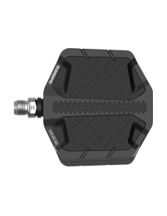 PEDALI SHIMANO FLAT PD-EF205 IN ALLUM./RESINA NERI 2