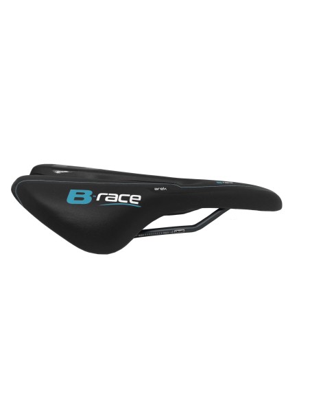 SELLA B-RACE B-AREK NERO/AZZURRO C/FORO TEL.CR-MO*
