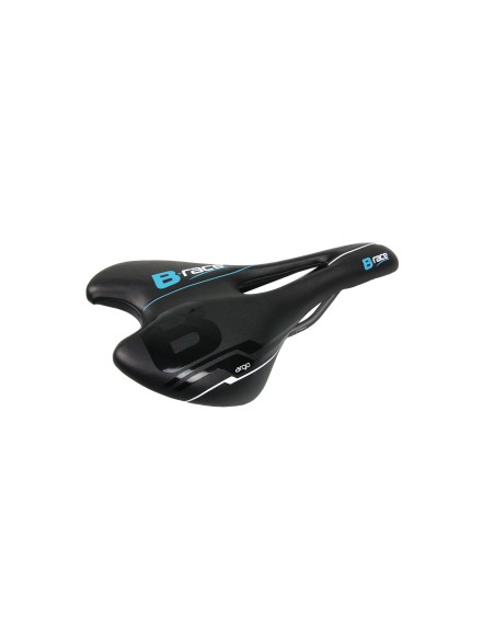 SELLA B-RACE B-ARGO NERO/AZZURRO C/FORO TEL.CR-MO*