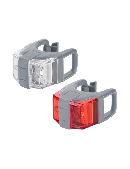 Lighting set KLS TWINS II, Steel Grey
