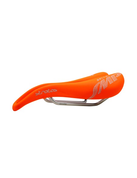 SELLA SMP 4BIKE STRATOS ARANCIO FLUO