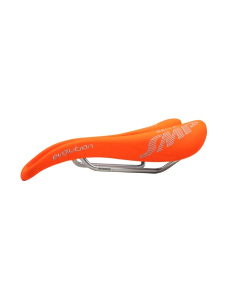 SELLA SMP 4BIKE EVOLUTION ARANCIO FLUO