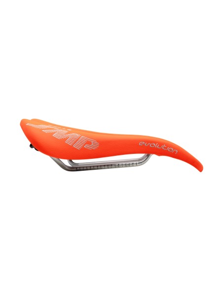 SELLA SMP 4BIKE EVOLUTION ARANCIO FLUO