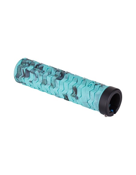 Grips KLS POISON SINGLE LockON, turquoise/black