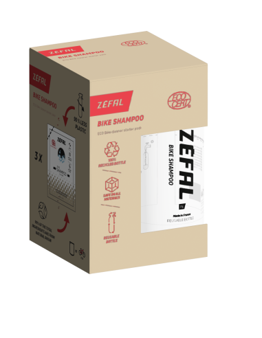 BARATTOLO ZEFAL BIKE SHAMPOO KIT SPRUZ 1L E 3 RICA