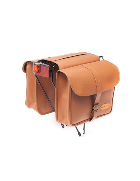 BORSA BISACCIA BONIN ECOPELLE MIELE
