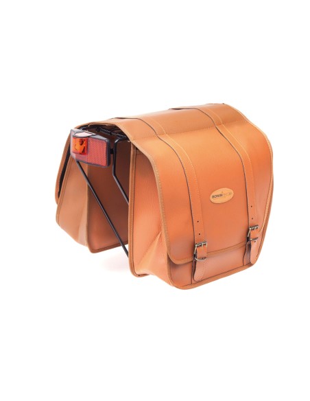 BORSA BISACCIA BONIN ECOPELLE MIELE LUSSO