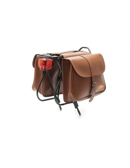 BORSA BISACCIA BONIN ECOPELLE TESTA DI MORO