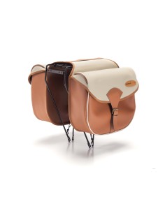 BORSA BISACCIA BONIN COUNTRY MIELE/BEIGE